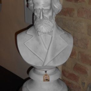 Mezzo Busto in Gesso Garibaldi