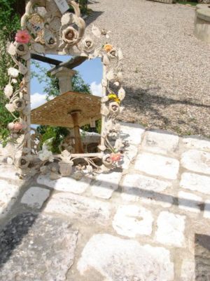 Gazebo in Pietra Chiara Completo