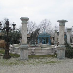 Set di 6 Colonne in Pietra