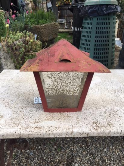 Lanterna a muro in ferro