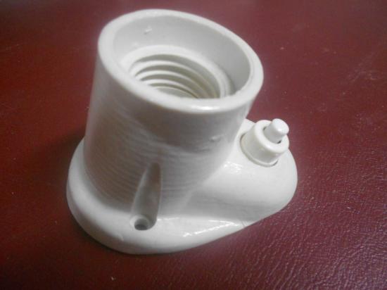 Portalampada in Porcellana con Interruttore