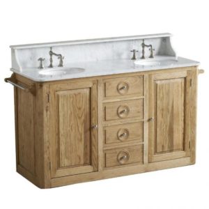 Antique bathroom furniture with bathroom furniture in oak and marble