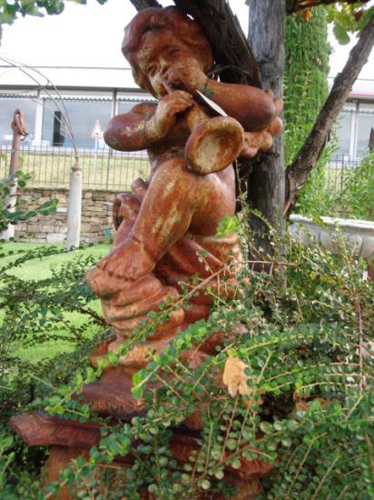 Set di 4 Puttini Musicisti in Ghisa