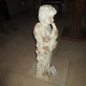 Angelo con Flauto in Terracotta