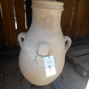 Giara in Terracotta con Base in Ferro