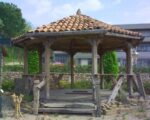 Antico Gazebo in Legno Originale.