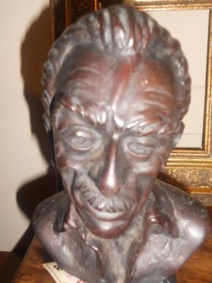 Bronzetto Busto Edoardo de Filippo