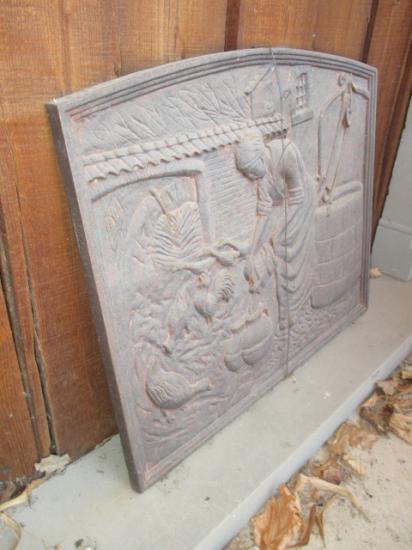 Frontone In Ghisa Per Camino A Legna L 80 X H 60 Sp 1,2 Cm | Leroy Merlin