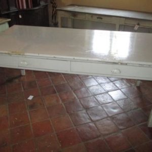 Tavolo  a  2  casetti  bianco