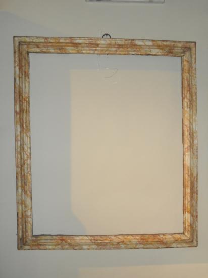 Cornice Laccata Giallo Epoca 600