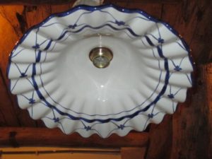 Saliscendi in Ceramica Blu