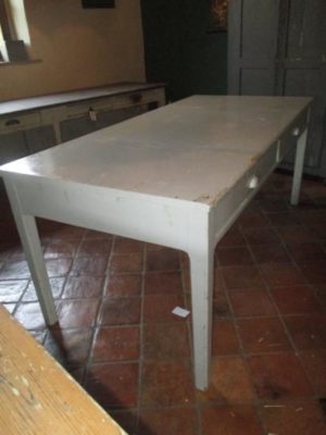 Tavolo  a  2  casetti  bianco