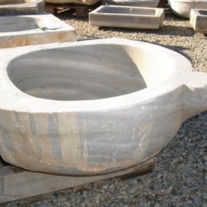 Lavabo in Marmo Angolare di Recupero