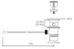 Piletta da lavabo con comando manuale (Serie Accessori)