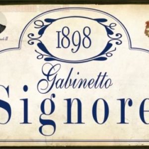 Targa 1898 Gabinetto Signore