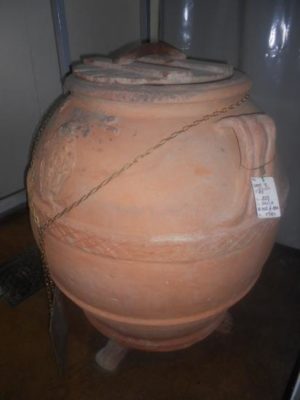 Orcio in Terracotta Antico, Datato 1784