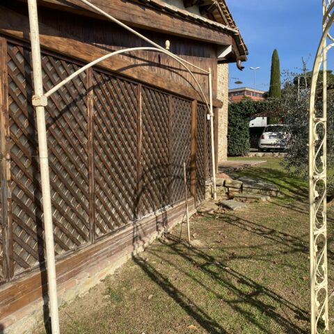 Pergola addossata a muro Sophia Loren