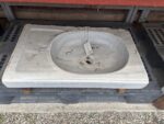 Lavandino in Marmo rifinito a sinistra