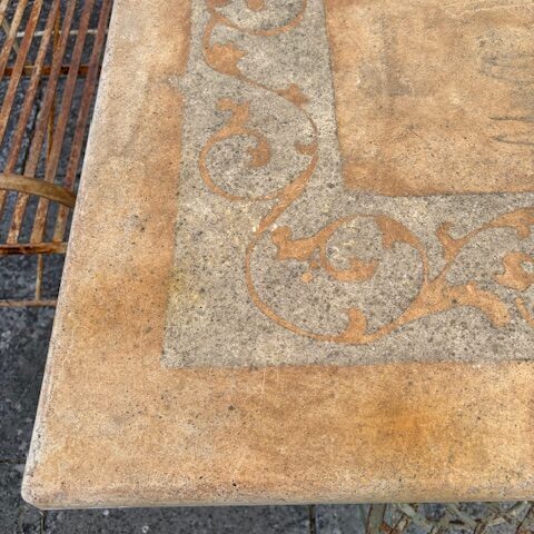 piano tavolo in travertino