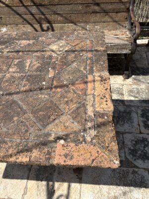 Tavolo Rettangolare in Cotto