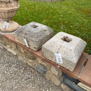 Coppia di Sopra colonna in Travertino