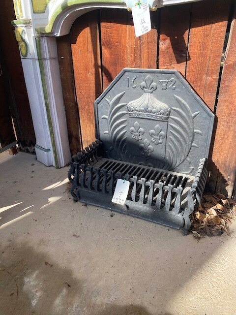 Athens cast iron brazier with plate - RA-MA