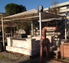 Gazebo in Ferro con Telo