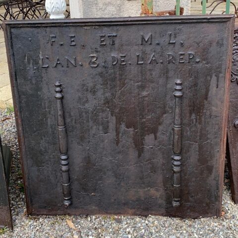 Frontone in Ghisa L'an 3 de la Republique