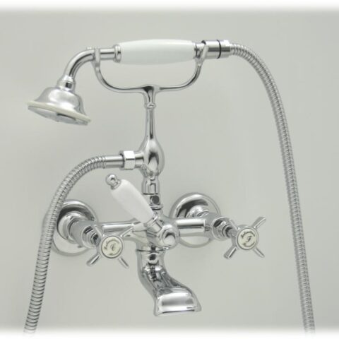 Monoforo da lavabo con scarico