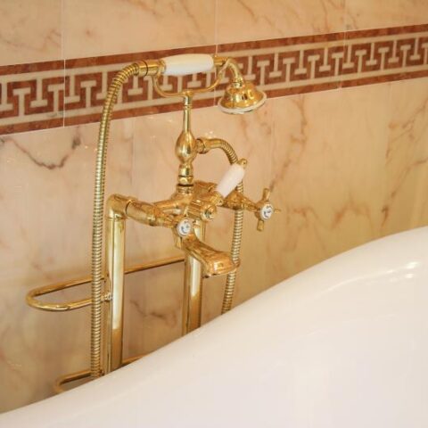 Monoforo da bidet con scarico