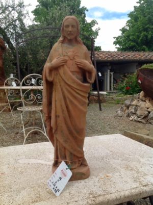 Statua in terracotta raffigurante Gesù
