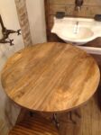 Tavolo "Cecina" con Piano in Legno