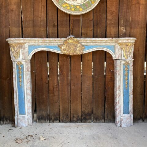 Camino in cotto smaltato artistico Ravello