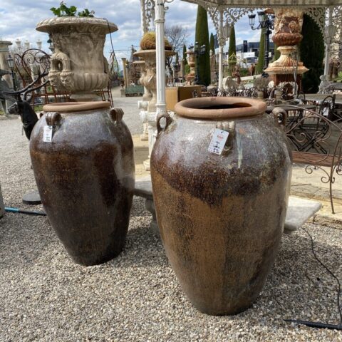 Coppia di Vasi Anfora in terracotta Lanzarote Grandi