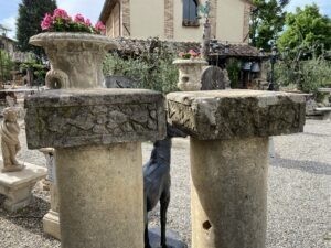 Coppia di Colonne in Pietra