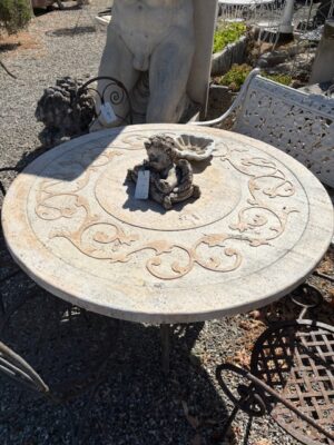 Piano in Travertino con decori in rilievo Eden