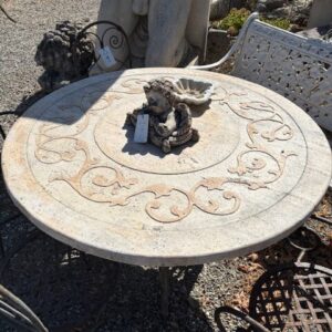 Piano in Travertino con decori in rilievo Eden