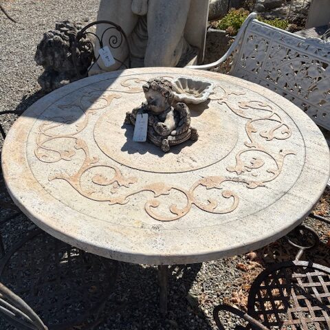 Piano in Travertino con decori in rilievo Eden