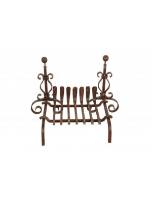 Coppia di Alari con Griglia