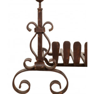 Coppia di Alari con Griglia