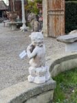 Putto in Pietra con Flauto di Pan