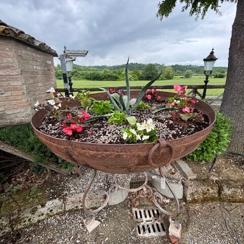 Braciere in Ferro Deluxe Antico