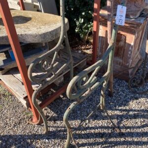 Coppia di Gambe in Ferro per Panchina