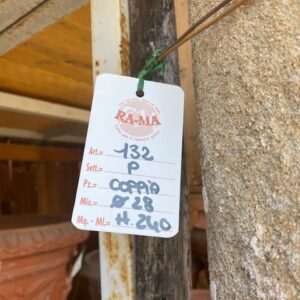 Coppia di Colonne in Pietra Serena di Recupero con Capitello