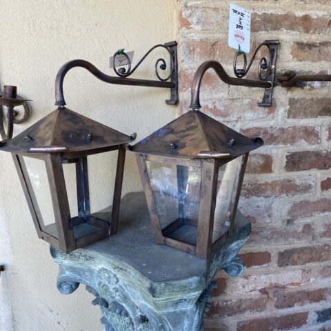 Lanterne in Rame con Braccio