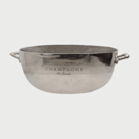 Vasca Champagne Ovale in Nikel