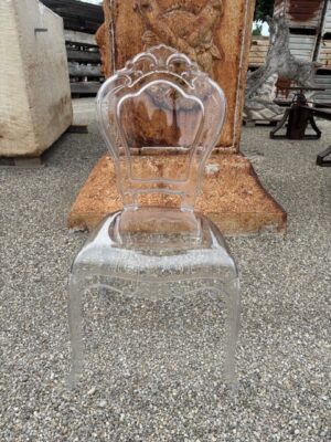 Sedie Belle Époque Trasparenti