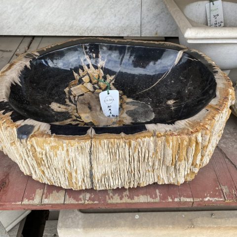 Lavandino in Marmo Fossile