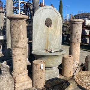 Coppia di Colonne in Pietra Saline di Volterra