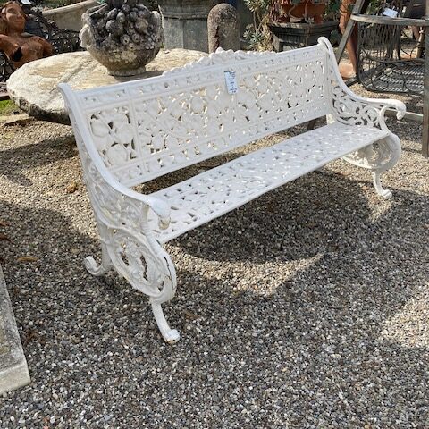 Panchina Inglese in Ghisa Panna